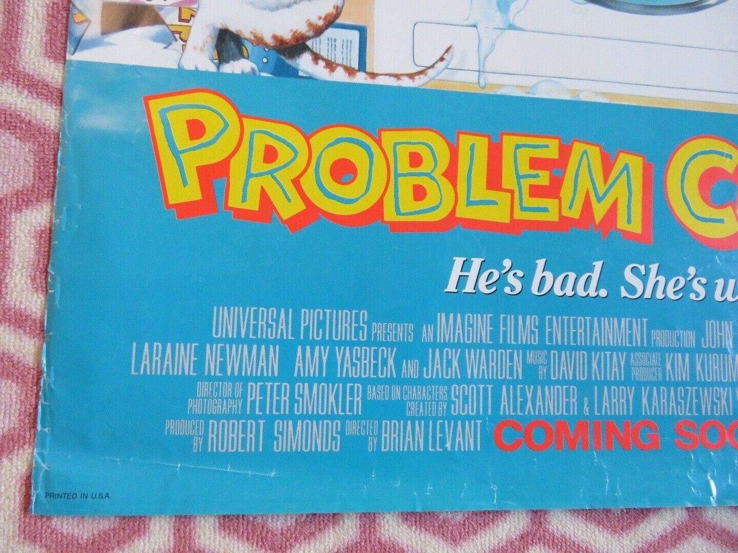 PROBLEM CHILD 2 US ONE SHEET ROLLED POSTER JOHN RITTER 1991 - Rendezvous Cinema