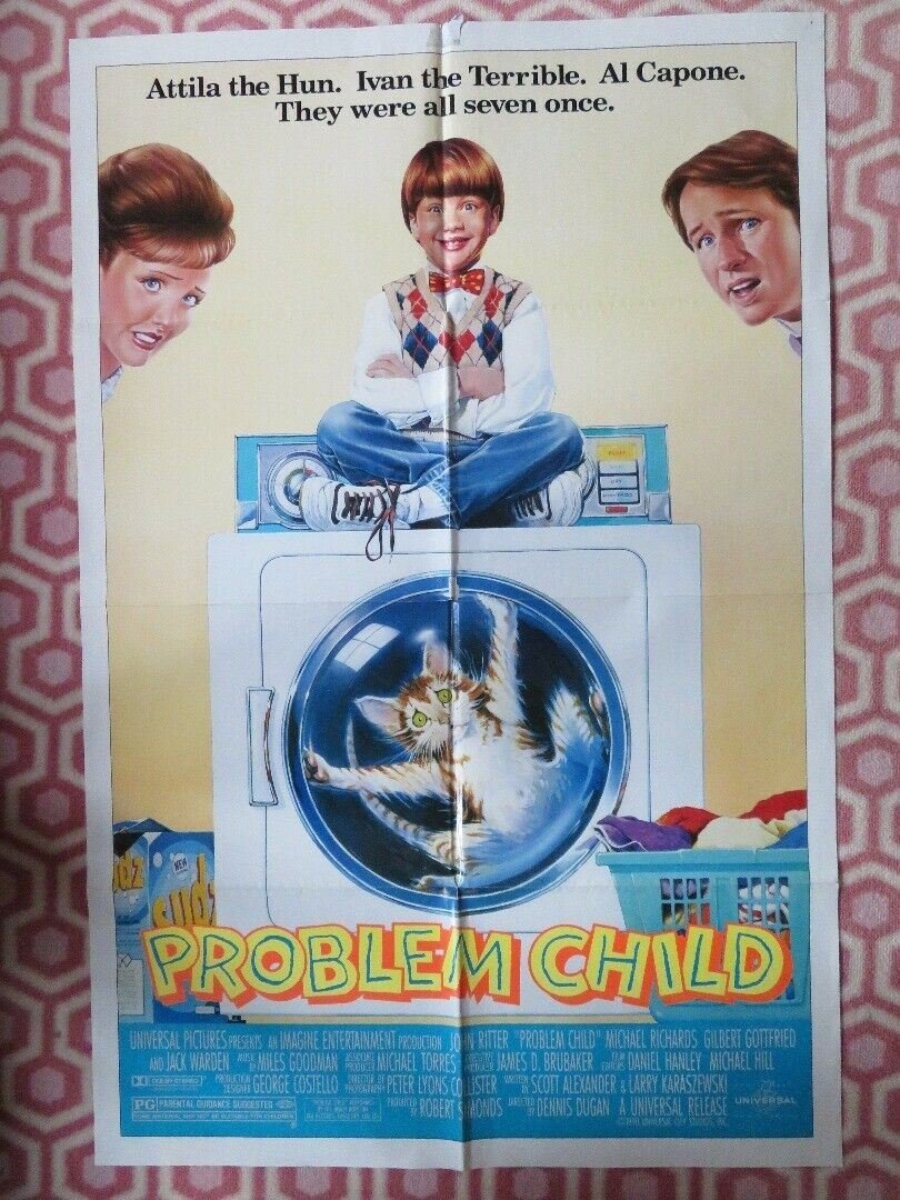 PROBLEM CHILD US ONE SHEET POSTER MICHAEK RICHARDS GILBERT GOTTFRIED - Rendezvous Cinema