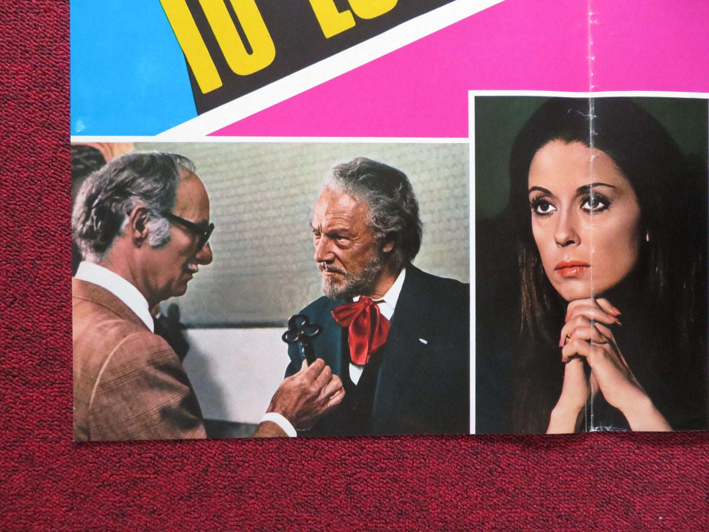 PROCESO A JESUS ITALIAN FOGLIO POSTER ANDRES MEJUTO ALFREDO MAYO 1974 Rendezvous Cinema Movie posters