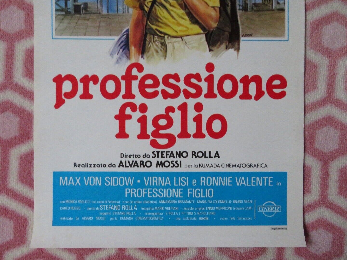 PROFESSIONE FIGLIO / Venetian Lies ITALIAN LOCANDINA (27.5"x13") POSTER 1979 Movie posters