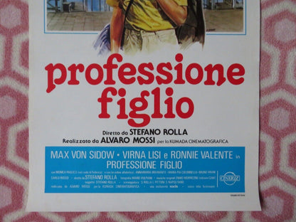 PROFESSIONE FIGLIO / Venetian Lies ITALIAN LOCANDINA (27.5"x13") POSTER 1979 Movie posters