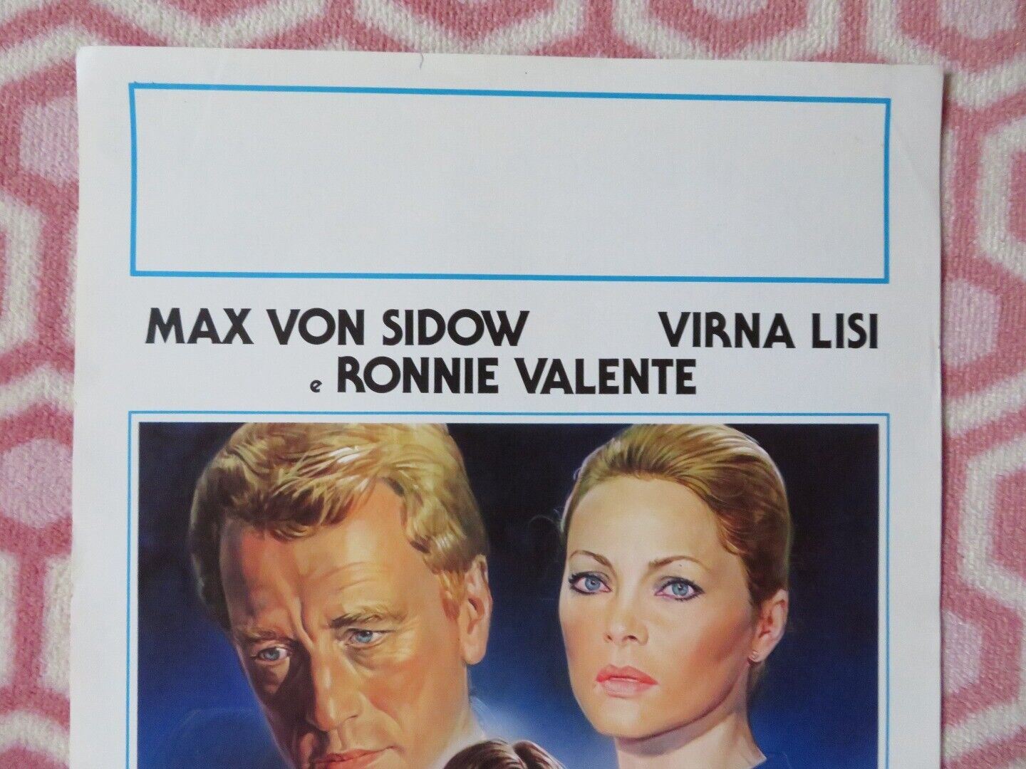 PROFESSIONE FIGLIO / Venetian Lies ITALIAN LOCANDINA (27.5"x13") POSTER 1979 Movie posters