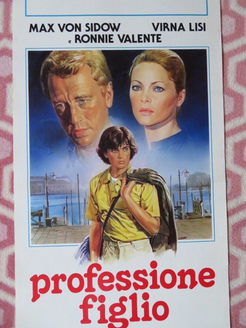 PROFESSIONE FIGLIO / Venetian Lies ITALIAN LOCANDINA (27.5"x13") POSTER 1979 Movie posters