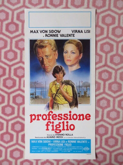 PROFESSIONE FIGLIO / Venetian Lies ITALIAN LOCANDINA (27.5"x13") POSTER 1979 Movie posters