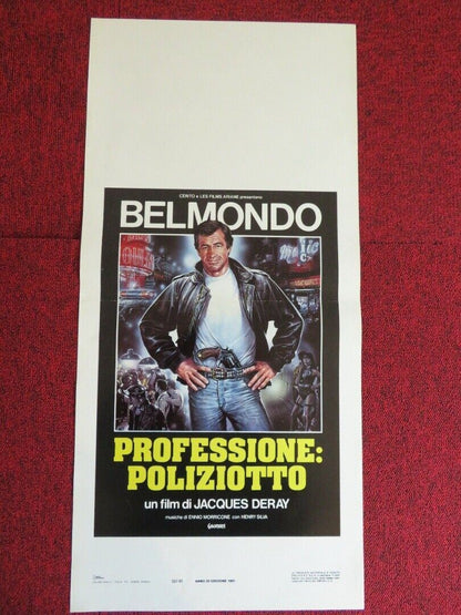 PROFESSIONE: POLIZIOTTO ITALIAN LOCANDINA (27.5"x13") POSTER 1985 Movie posters