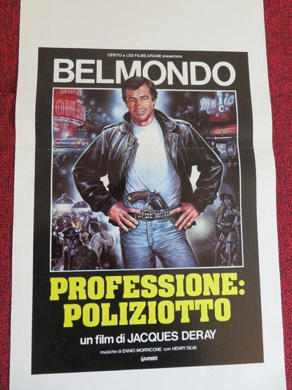 PROFESSIONE: POLIZIOTTO ITALIAN LOCANDINA (27.5"x13") POSTER 1985 Movie posters