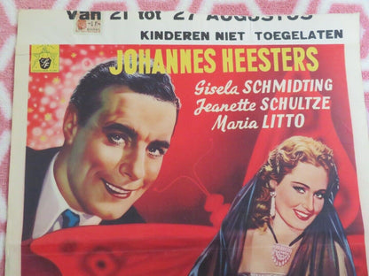 PROFESSOR NACHFALTER/ PROFESSOE NACHTVLINDER BELGIUM (19"x 14") POSTER 1951 Movie posters