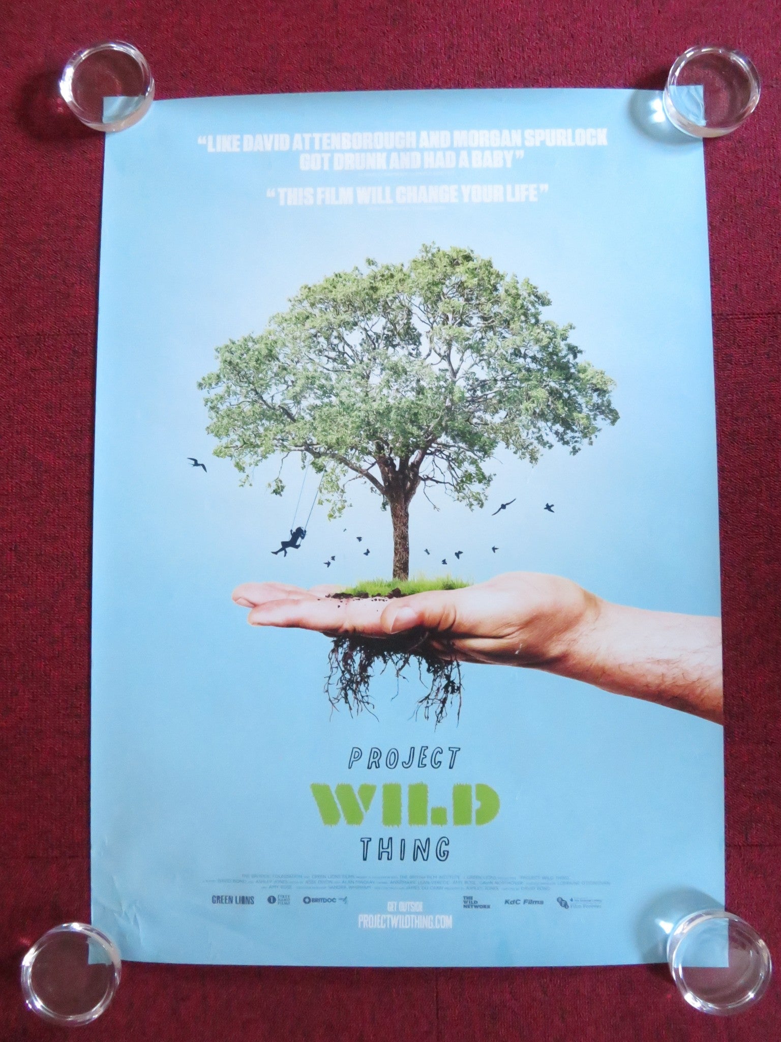 PROJECT WILD THING ROLLED 33" X 23.5" POSTER MICHAEL DEPLEDGE Rendezvous Cinema Movie posters