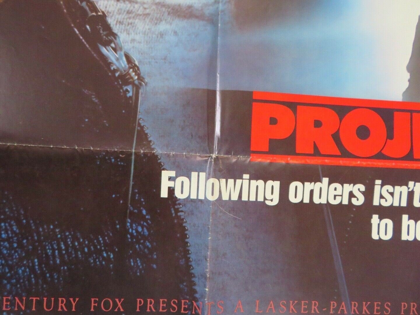 PROJECT X US ONE SHEET POSTER MATTHEW BRODERICK HELEN HUNT 1987 Movie posters