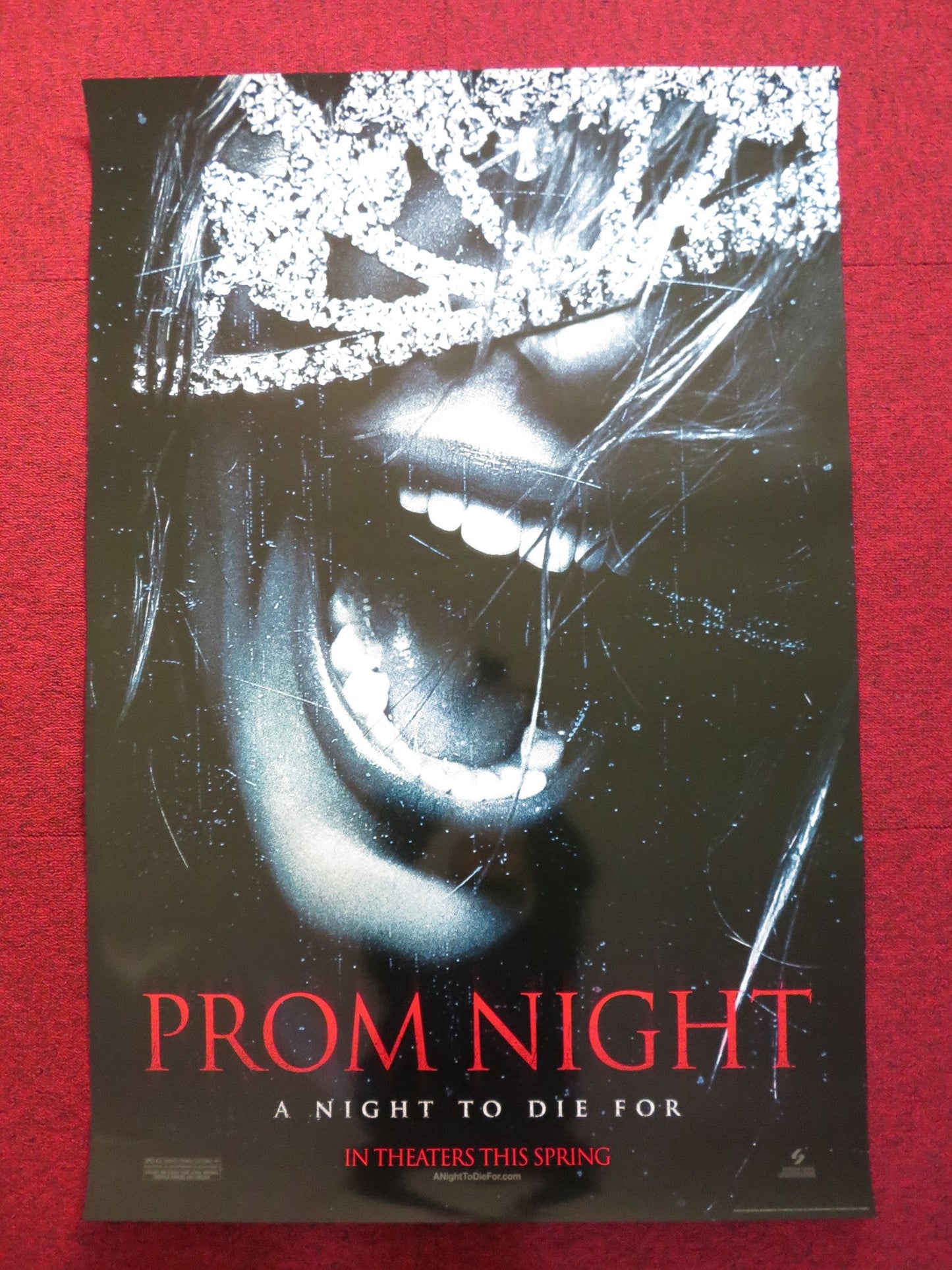 PROM NIGHT US ONE SHEET ROLLED POSTER BRITTANY SNOW SCOTT PORTER 2008 Rendezvous Cinema Movie posters