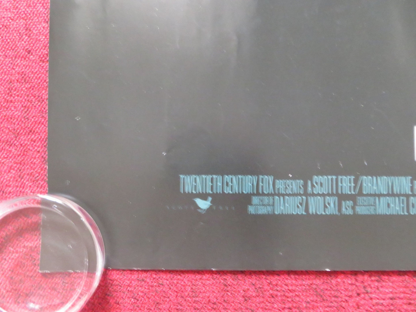 PROMETHEUS - B UK QUAD (30"x 40") ROLLED POSTER NOOMI RAPACE M. FASSBENDER 2012 Rendezvous Cinema Movie posters