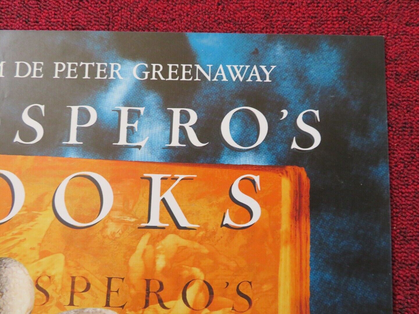 PROSPERO'S BOOKS FRENCH (16"x 21") POSTER JOHN GIELGUD MICHAEL CLARK 1991 Movie posters