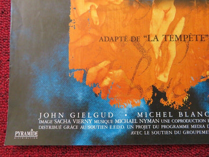 PROSPERO'S BOOKS FRENCH (16"x 21") POSTER JOHN GIELGUD MICHAEL CLARK 1991 Movie posters
