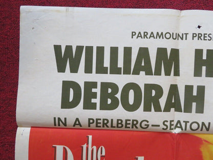 PROUD AND PROFANE FOLDED US ONE SHEET POSTER WILLIAM HOLDEN DEBORAH KERR 1956 Movie posters