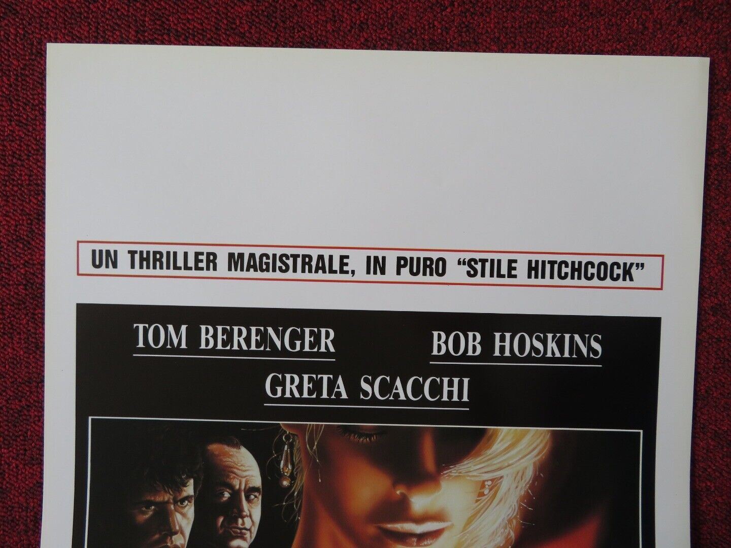 PROVA SCHIACCIANTE ITALIAN LOCANDINA (27.5"x13") POSTER WOLFGANG PETERSEN 1992 Movie posters
