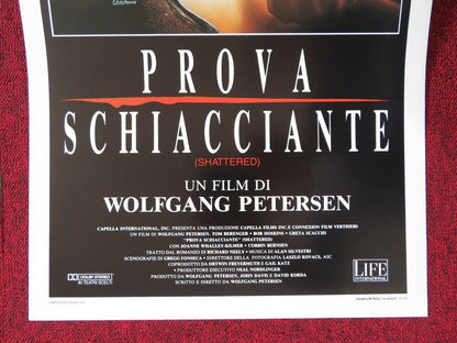 PROVA SCHIACCIANTE ITALIAN LOCANDINA (27.5"x13") POSTER WOLFGANG PETERSEN 1992 Movie posters
