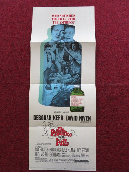 PRUDENCE AND THE PILL FOLDED US INSERT (14"x 36") POSTER DEBORAH KERR 1968 - Rendezvous Cinema