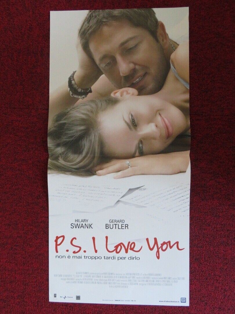P.S. I LOVE YOU ITALIAN LOCANDINA (26"x12.5") POSTER HILARY SWANK 2007 - Rendezvous Cinema