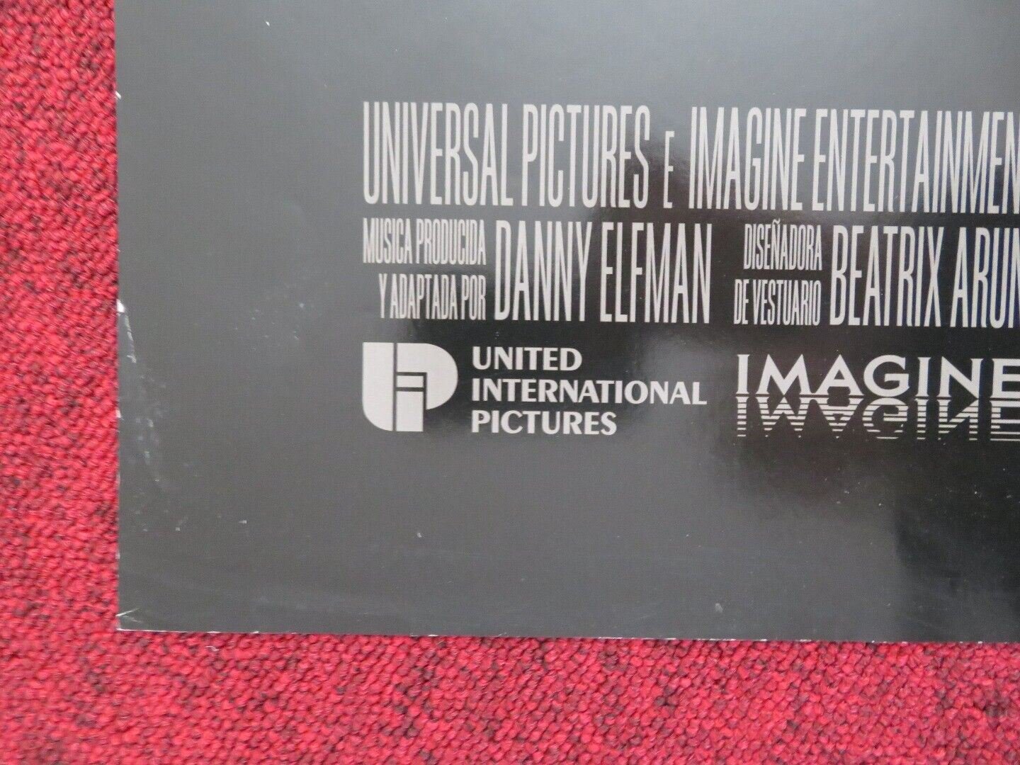 PSYCHO ARGENTINA FOLDED ONE SHEET POSTER 39.5" x 26.5" VINCE VAUGHN MOORE 1998 - Rendezvous Cinema