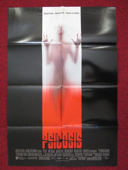 PSYCHO ARGENTINA FOLDED ONE SHEET POSTER 39.5" x 26.5" VINCE VAUGHN MOORE 1998 - Rendezvous Cinema