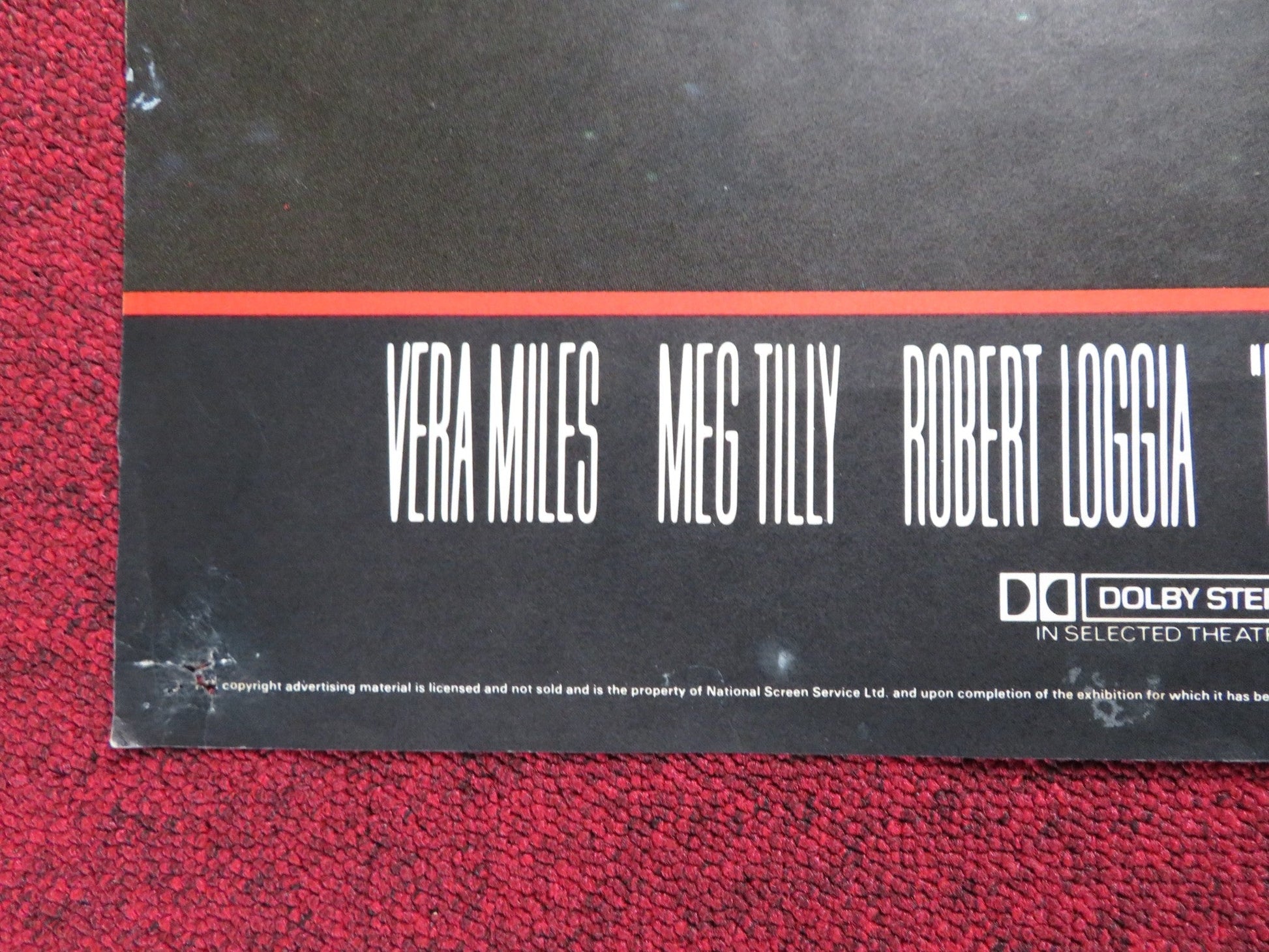 PSYCHO II UK QUAD POSTER FOLDED ANTHONY PERKINS VERA MILES 1983 Rendezvous Cinema Movie posters