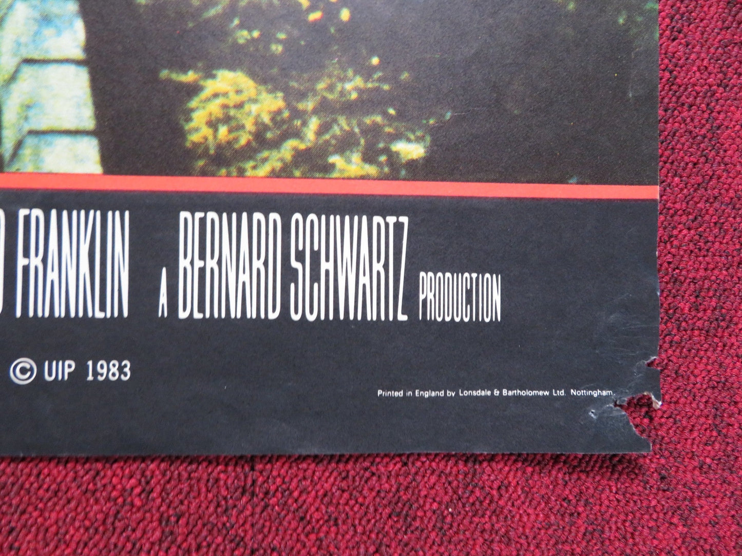 PSYCHO II UK QUAD POSTER FOLDED ANTHONY PERKINS VERA MILES 1983 Rendezvous Cinema Movie posters