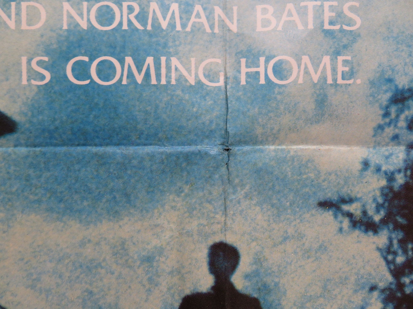 PSYCHO II UK QUAD POSTER FOLDED ANTHONY PERKINS VERA MILES 1983 Rendezvous Cinema Movie posters