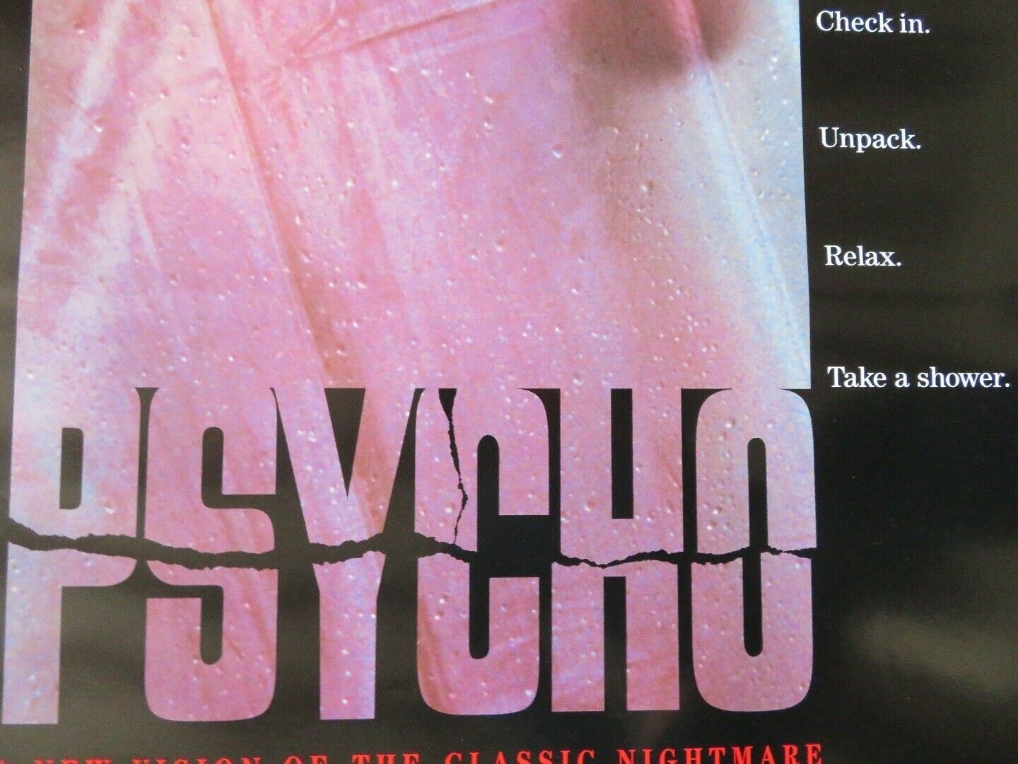 PSYCHO US ONE SHEET ROLLED POSTER GUS VAN SANT 1993 Rendezvous Cinema Movie posters