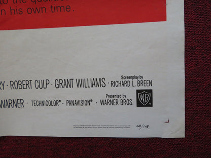 PT 109 FOLDED US ONE SHEET POSTER CLIFF ROBERTSON TY HARDIN 1963 Rendezvous Cinema Movie posters