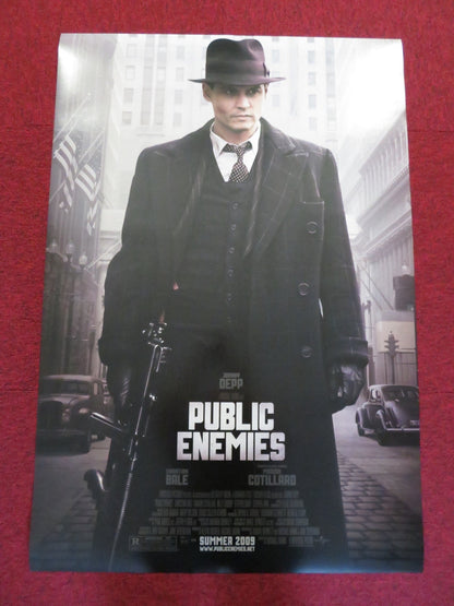 PUBLIC ENEMIES US ONE SHEET ROLLED POSTER JOHNNY DEPP CHRISTAIN BALE 2009 Rendezvous Cinema Movie posters