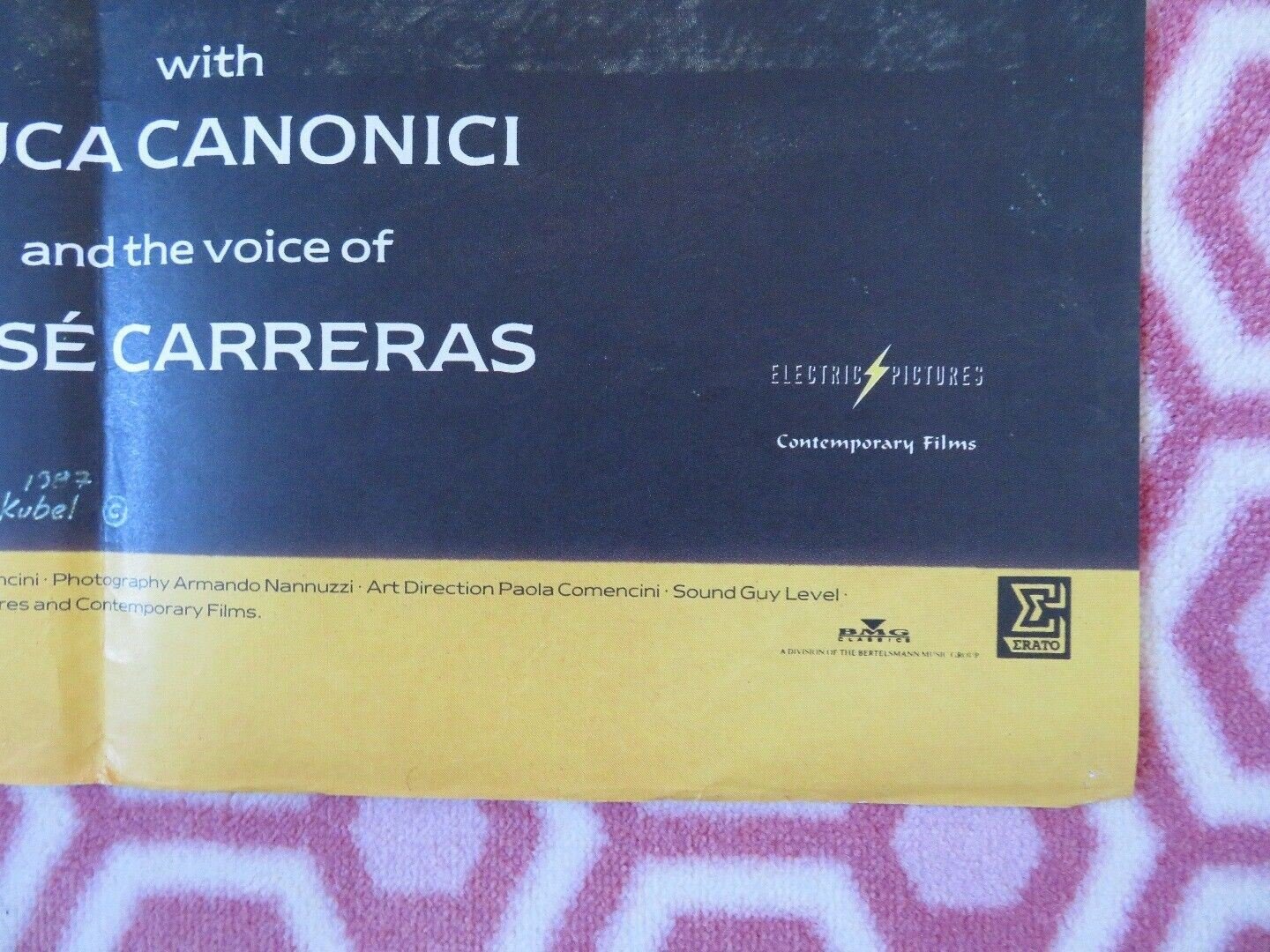 PUCCINNI'S LA BOHEME BRITISH QUAD (30"x 40") POSTER BARBARA HENDRICKS 1987 Movie posters