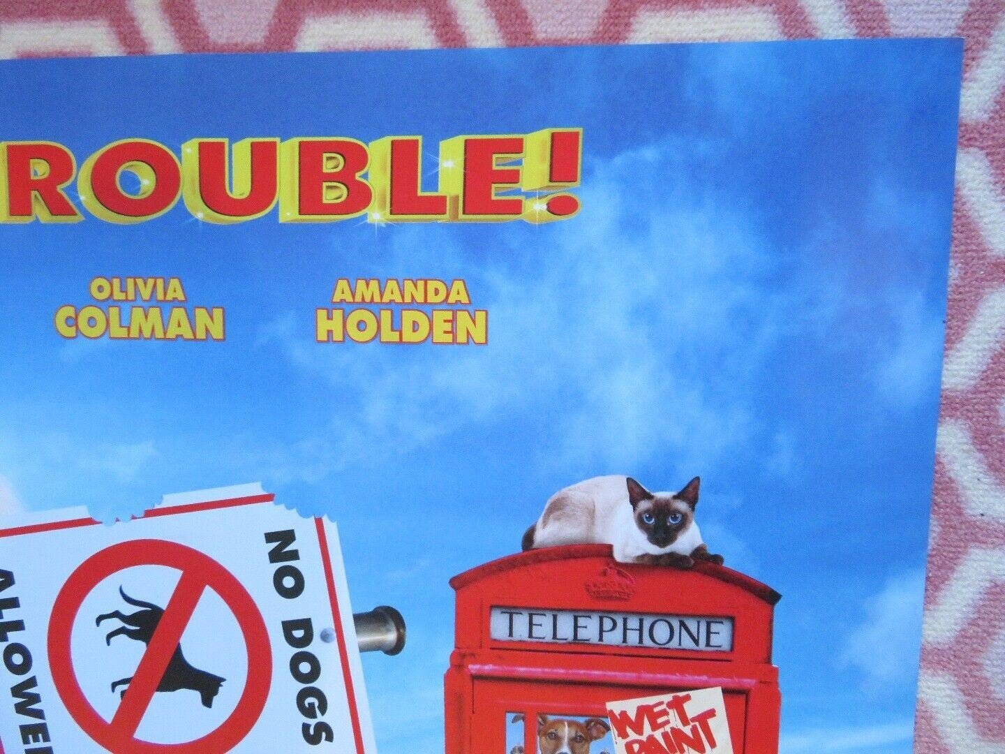 PUDSEY THE DOG THE MOVIE QUAD (30"x 40") ROLLED POSTER DAVID WALLIAMS 2014 Rendezvous Cinema Movie posters