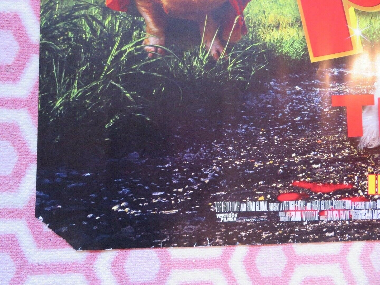 PUDSEY THE DOG THE MOVIE QUAD (30"x 40") ROLLED POSTER DAVID WALLIAMS 2014 Rendezvous Cinema Movie posters