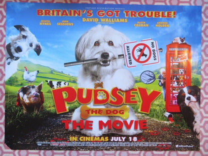 PUDSEY THE DOG THE MOVIE QUAD (30"x 40") ROLLED POSTER DAVID WALLIAMS 2014 Rendezvous Cinema Movie posters