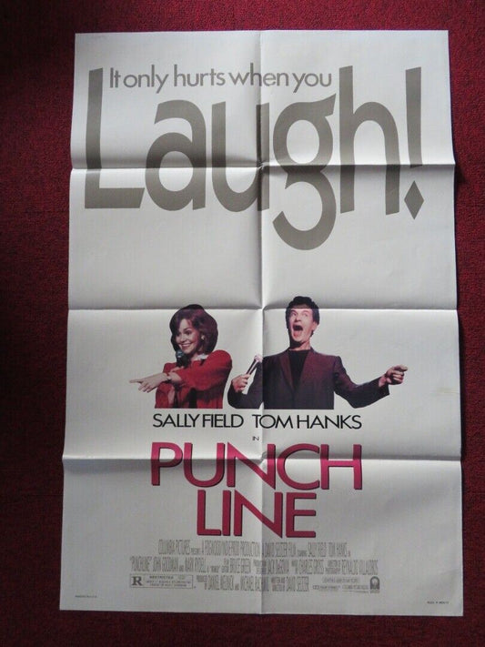 PUNCH LINE FOLDED US ONE SHEET POSTER TOM HANKS SALLY FIELD JOHN GOODMAN 1988 Movie posters