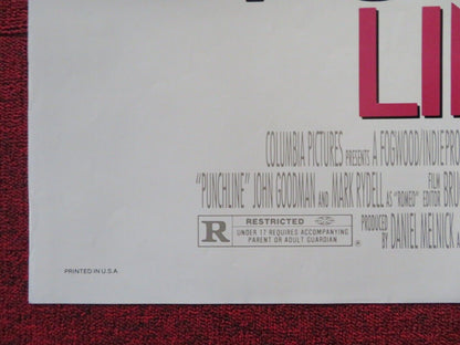 PUNCH LINE FOLDED US ONE SHEET POSTER TOM HANKS SALLY FIELD JOHN GOODMAN 1988 Movie posters