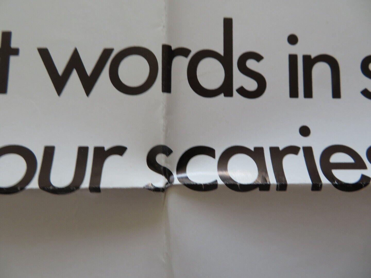 PUNCH LINE - TEASER FOLDED US ONE SHEET POSTER TOM HANKS SALLY FIELD 1988 Movie posters