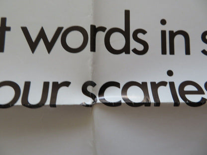 PUNCH LINE - TEASER FOLDED US ONE SHEET POSTER TOM HANKS SALLY FIELD 1988 Movie posters