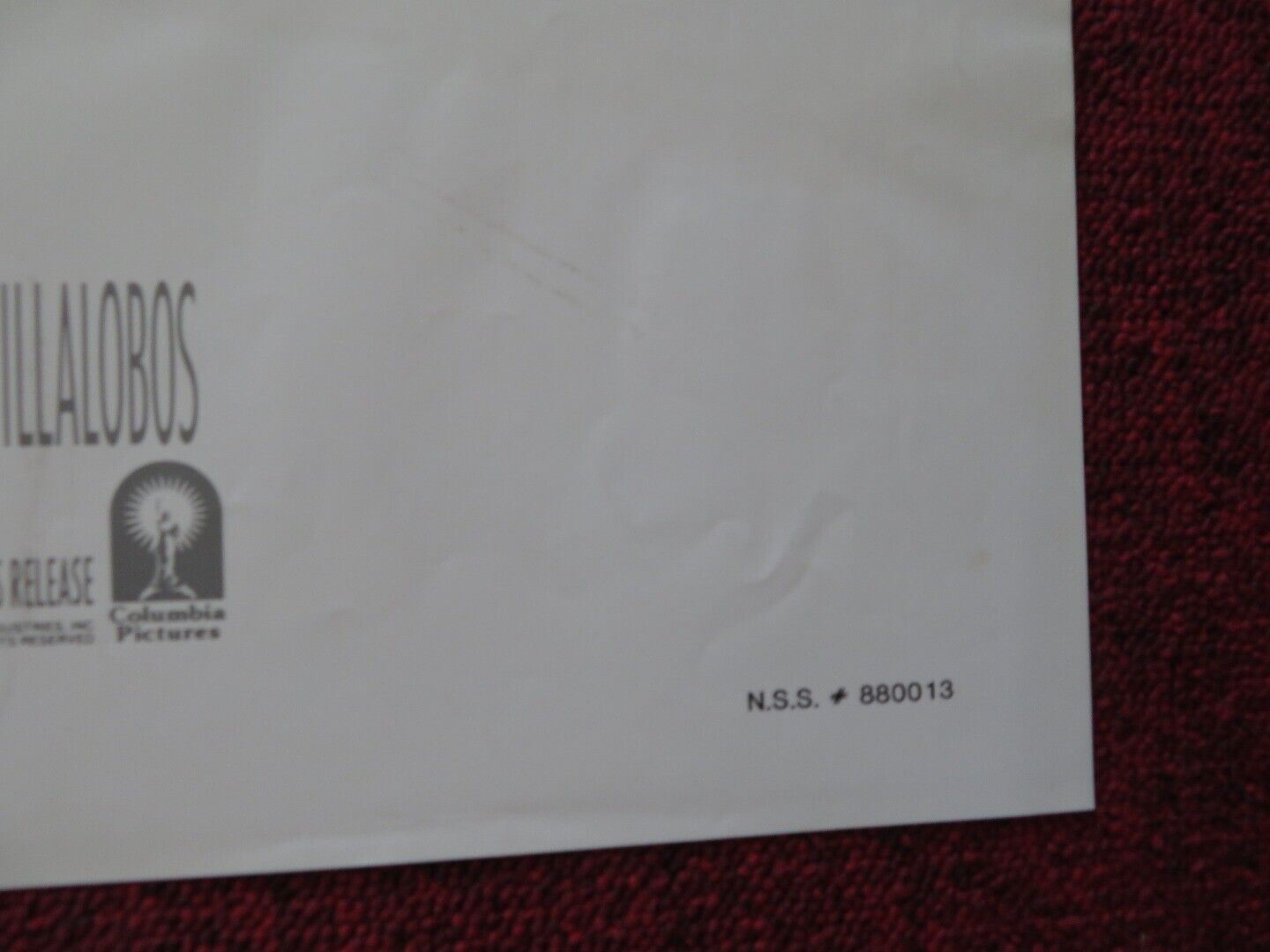 PUNCHLINE FOLDED US ONE SHEET POSTER TOM HANKS SALLY FIELD 1988 Movie posters