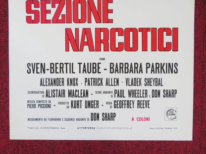 PUPPET ON A CHAIN ITALIAN LOCANDINA POSTER SVEN - BERTIL TAUBE PARKINS 1972 Rendezvous Cinema Movie posters