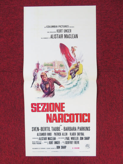 PUPPET ON A CHAIN ITALIAN LOCANDINA POSTER SVEN - BERTIL TAUBE PARKINS 1972 Rendezvous Cinema Movie posters