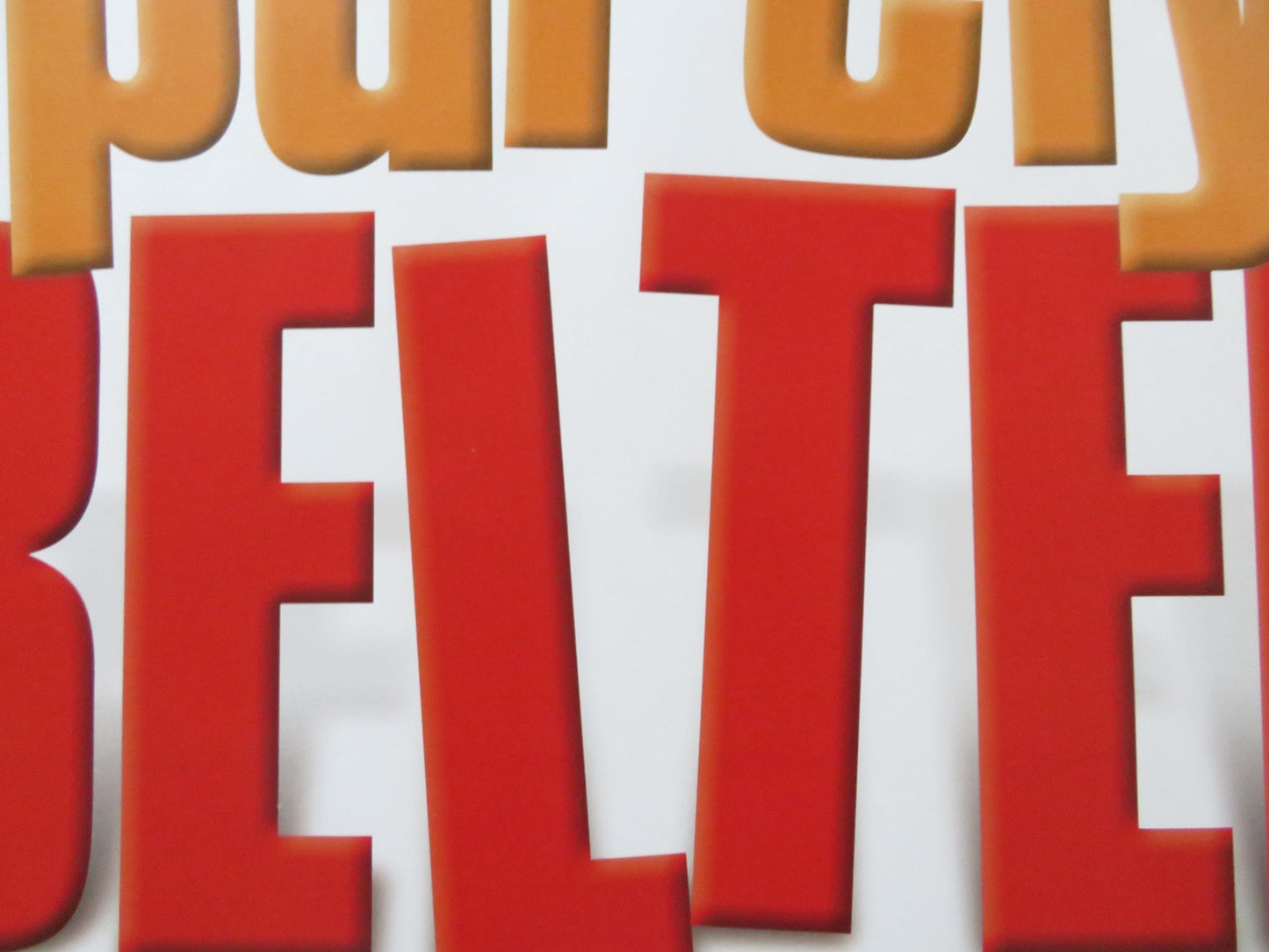 PURELY BELTER UK QUAD (30"x 40") ROLLED POSTER CHRIS BEATTIE GREG MCLANE 2000 Rendezvous Cinema Movie posters