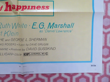 PURSUIT OF HAPPINESS US ONE SHEET POSTER MICHAEL SARRAZIN BARBARA HERSHEY 1970 Movie posters