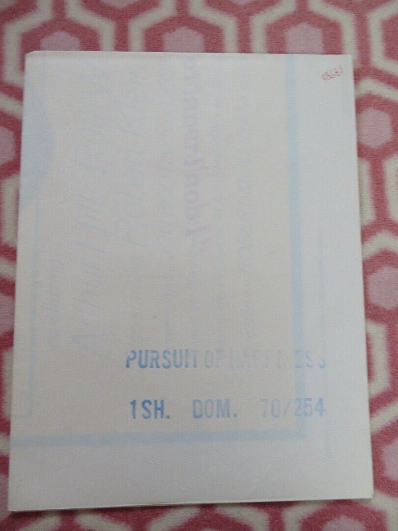 PURSUIT OF HAPPINESS US ONE SHEET POSTER MICHAEL SARRAZIN BARBARA HERSHEY 1970 Movie posters