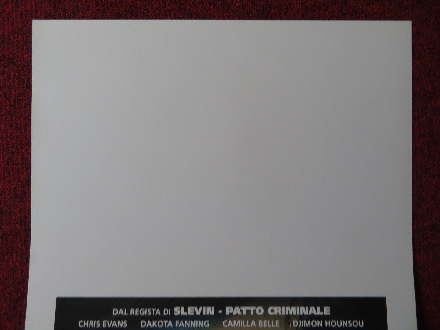 PUSH ITALIAN LOCANDINA (27.5"x13") POSTER CHRIS EVANS DAKOTA FANNING 2009 Movie posters