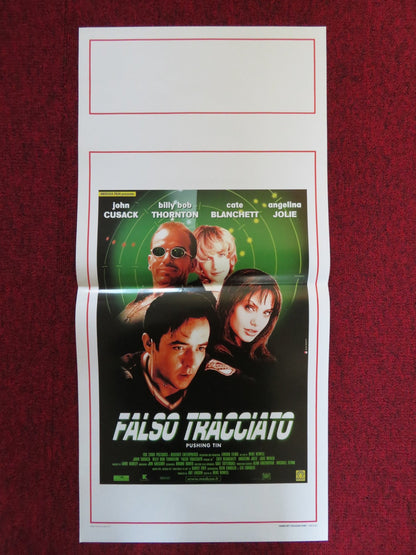 PUSHING TIN ITALIAN LOCANDINA POSTER JOHN CUSACK ANGELINA JOLIE 1999 Rendezvous Cinema Movie posters