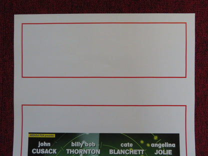 PUSHING TIN ITALIAN LOCANDINA POSTER JOHN CUSACK ANGELINA JOLIE 1999 Rendezvous Cinema Movie posters