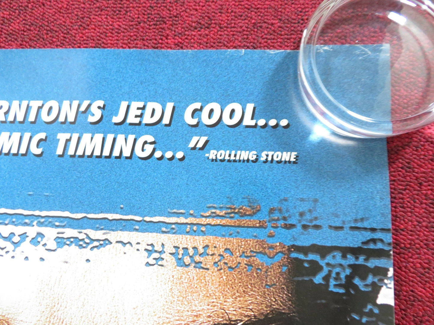 PUSHING TIN UK QUAD (30"x 40") ROLLED POSTER JOHN CUSACK BILLY BOB THORNTON 1999 Rendezvous Cinema Movie posters