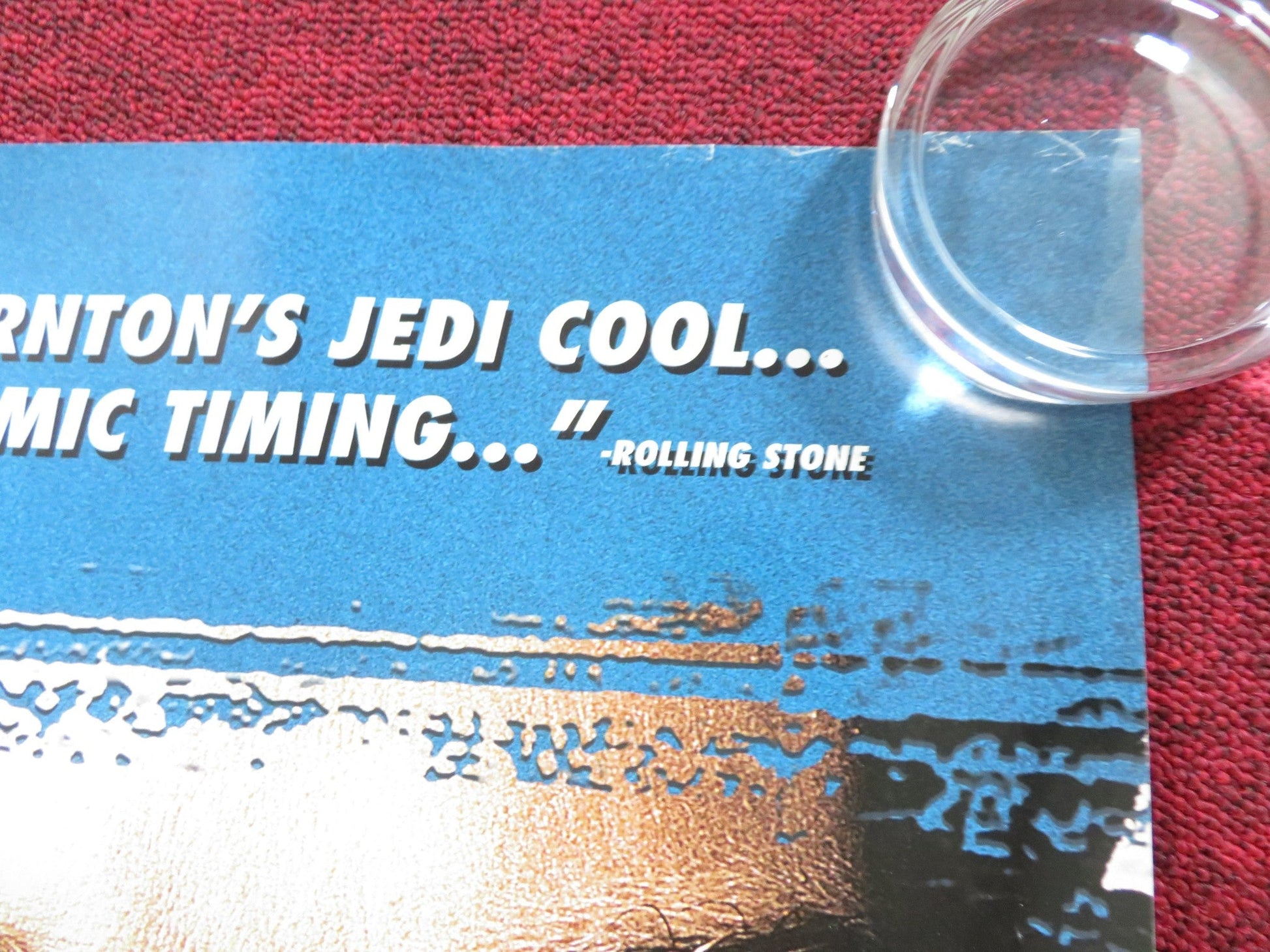 PUSHING TIN UK QUAD (30"x 40") ROLLED POSTER JOHN CUSACK BILLY BOB THORNTON 1999 Rendezvous Cinema Movie posters