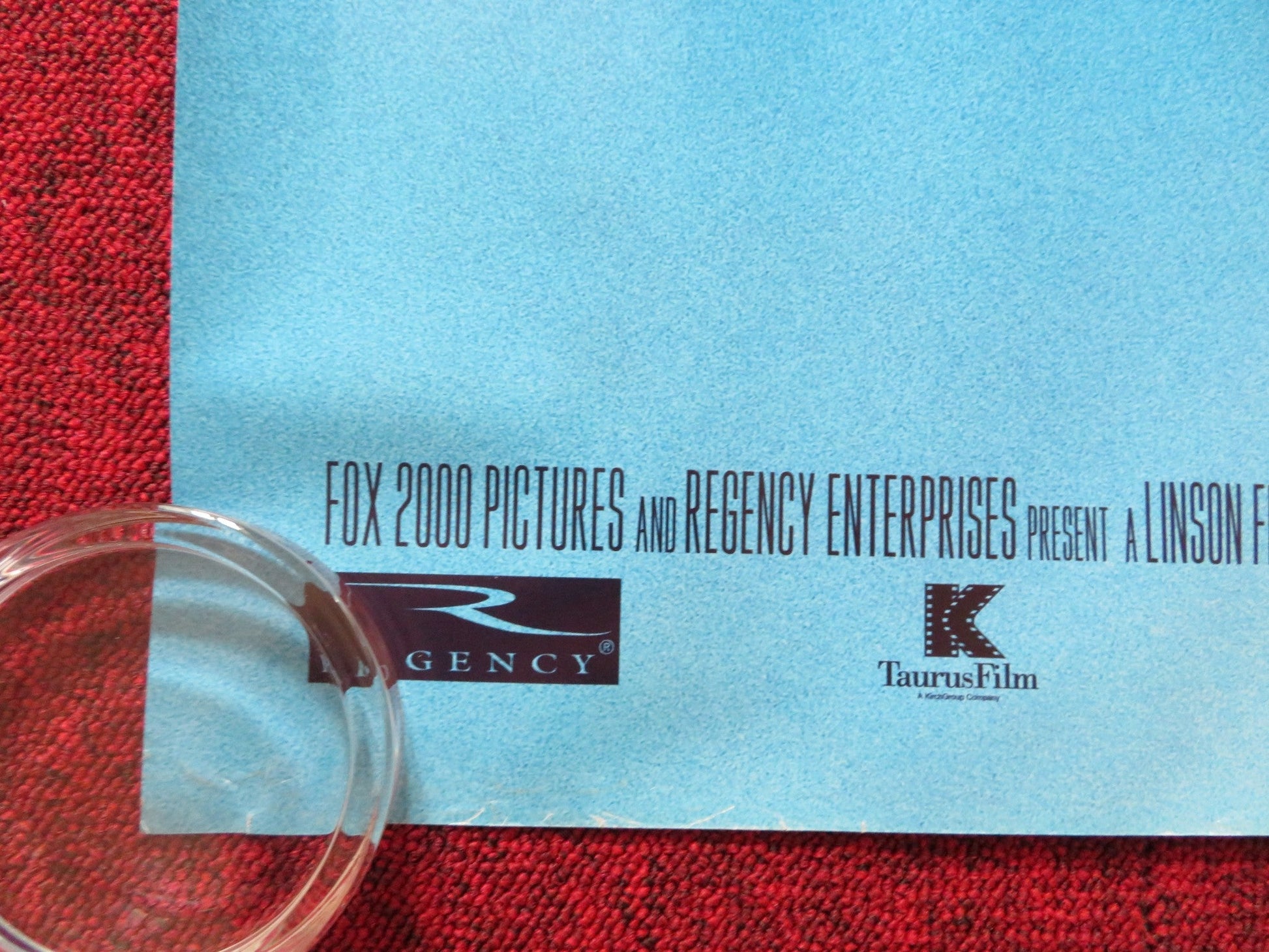 PUSHING TIN UK QUAD (30"x 40") ROLLED POSTER JOHN CUSACK BILLY BOB THORNTON 1999 Rendezvous Cinema Movie posters